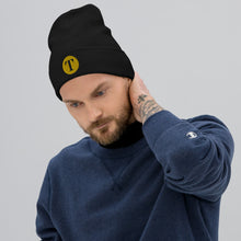 Load image into Gallery viewer, T Logo Embroidered Beanie (Black)
